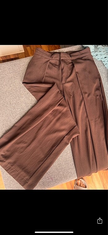 34 Beden Zara kahverengi pantolon