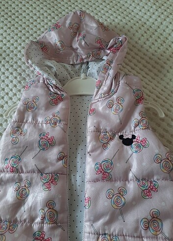 Kiz cocuk kopisonlu yelek mevsimlik  - Görsel 2