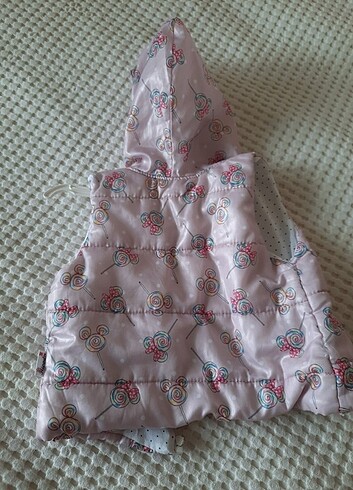 Kiz cocuk kopisonlu yelek mevsimlik  - Görsel 3