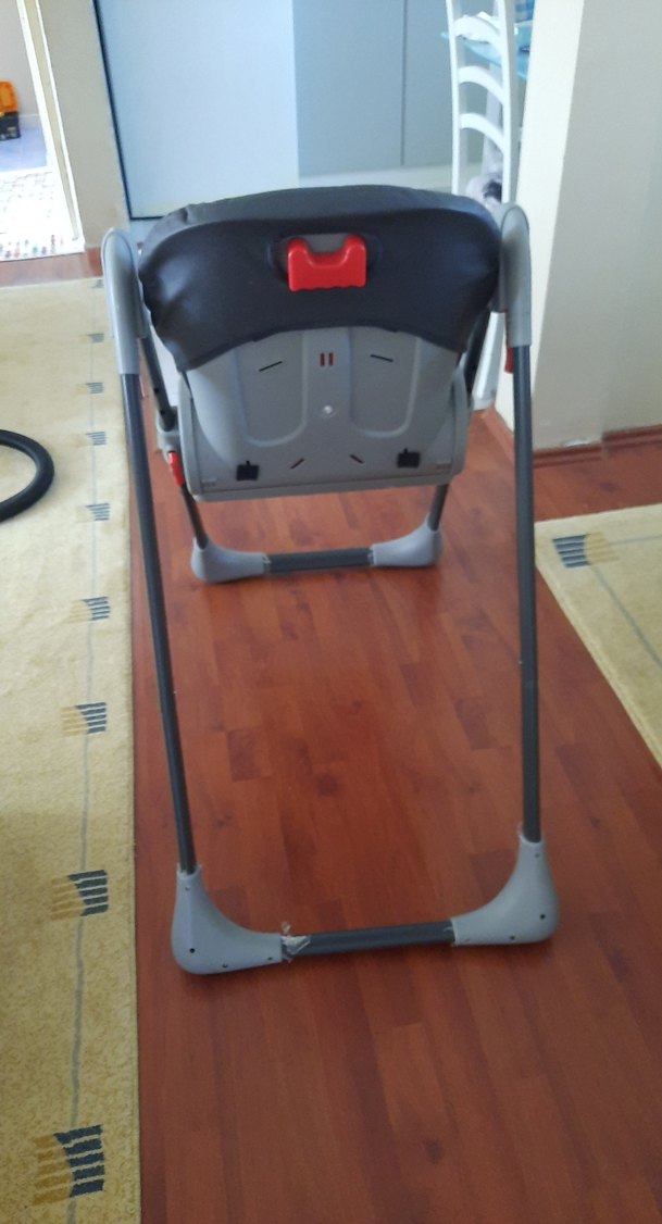 Gri Bebek Mama Sandalyesi - Görsel 2