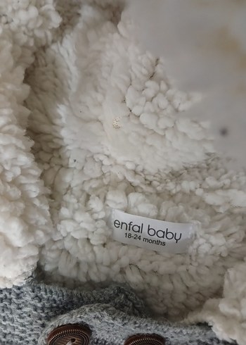 Gri Örgü Bebek Tulum - Görsel 4