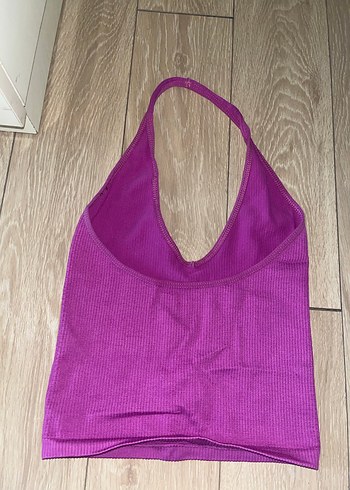 Halter Yaka Crop Top - Görsel 2