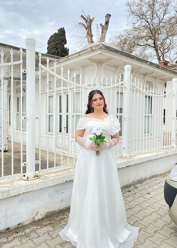 Nikah elbisesi uzun gelinlik