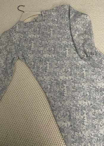 Uzun Kollu Gri özel dikim Bohem Uzun Elbise M beden boy 120 - Görsel 3