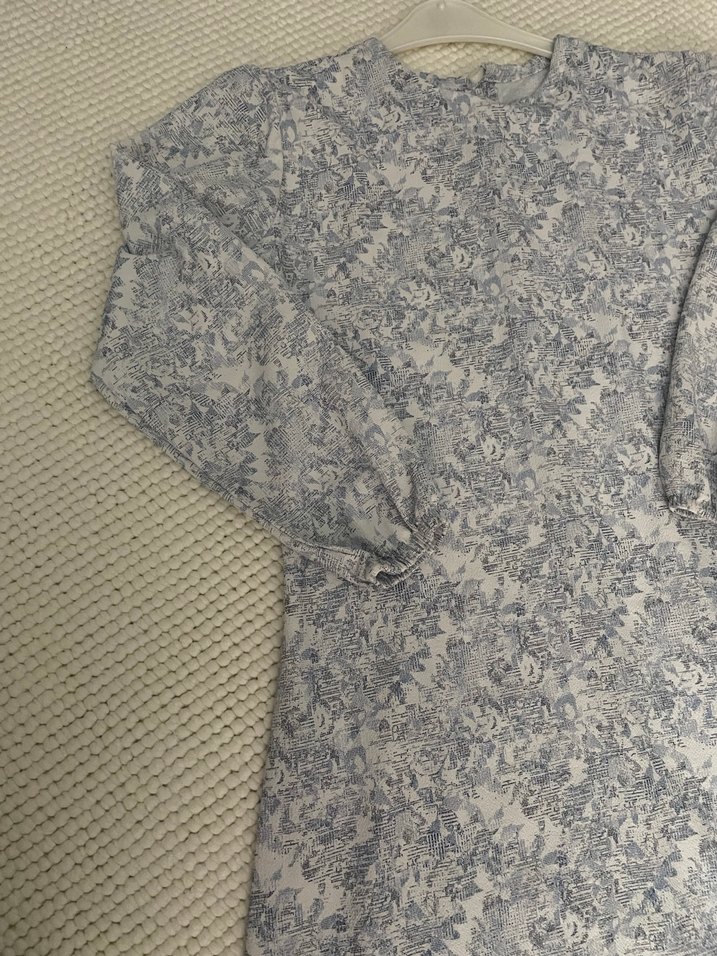 Uzun Kollu Gri özel dikim Bohem Uzun Elbise M beden boy 120 - Görsel 2