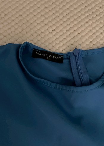 Lacivert cepli pantolon tunik Takımı 3 beden ipek kumaş - Görsel 4
