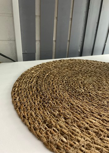 Hasır bohem Amerikan servis 36ya 34 cm 4 adet  gönderilecektir - Görsel 2