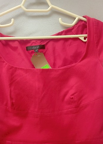 S beden Kırmızı Midi Kalem Kadın Elbise - Görsel 6