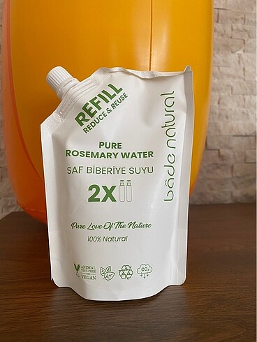 Bade Natural Biberiye Suyu Refill