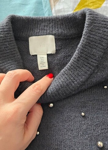 H&M H&M Boncuklu Kazak