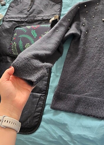 s Beden H&M Boncuklu Kazak