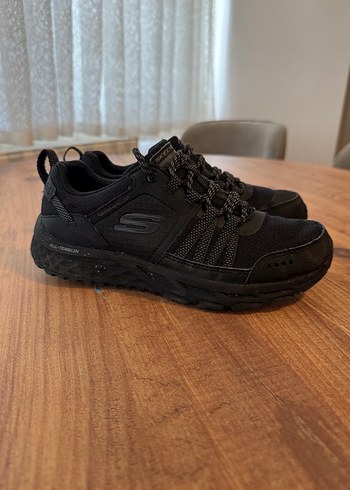 Skechers Siyah Bağcıklı Spor Ayakkabı - Görsel 5