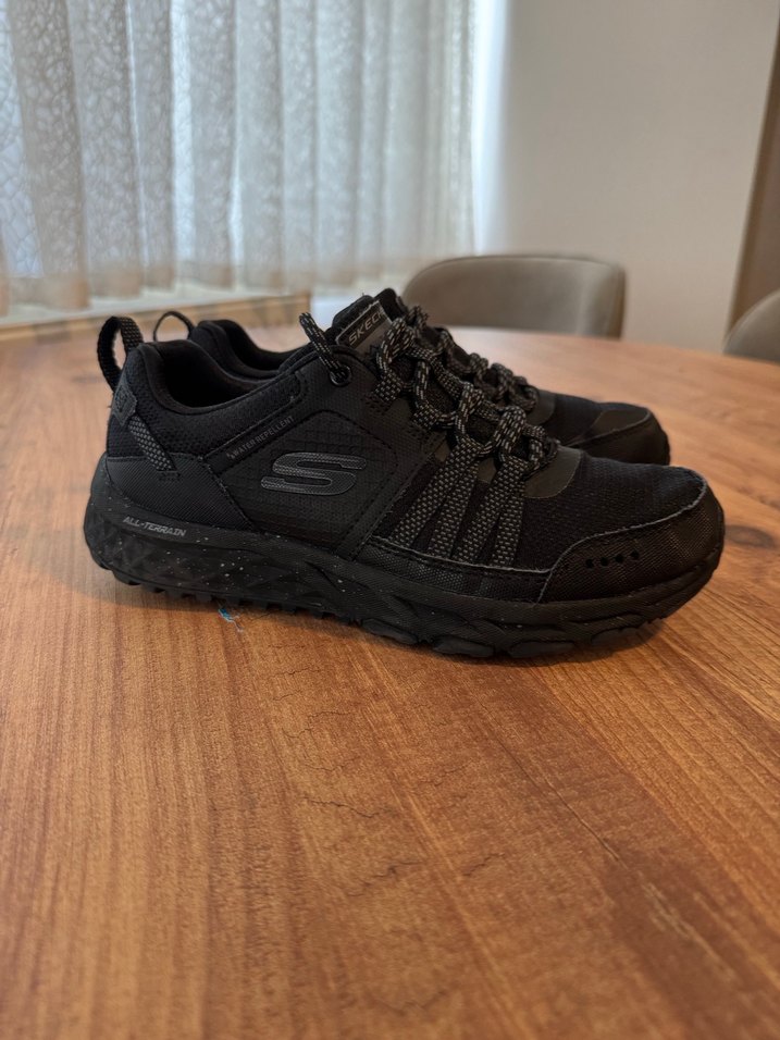 Skechers Siyah Bağcıklı Spor Ayakkabı - Görsel 5