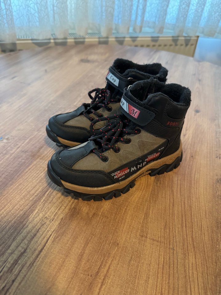 Kahverengi Kamuflaj Desenli Erkek Bot - Görsel 2