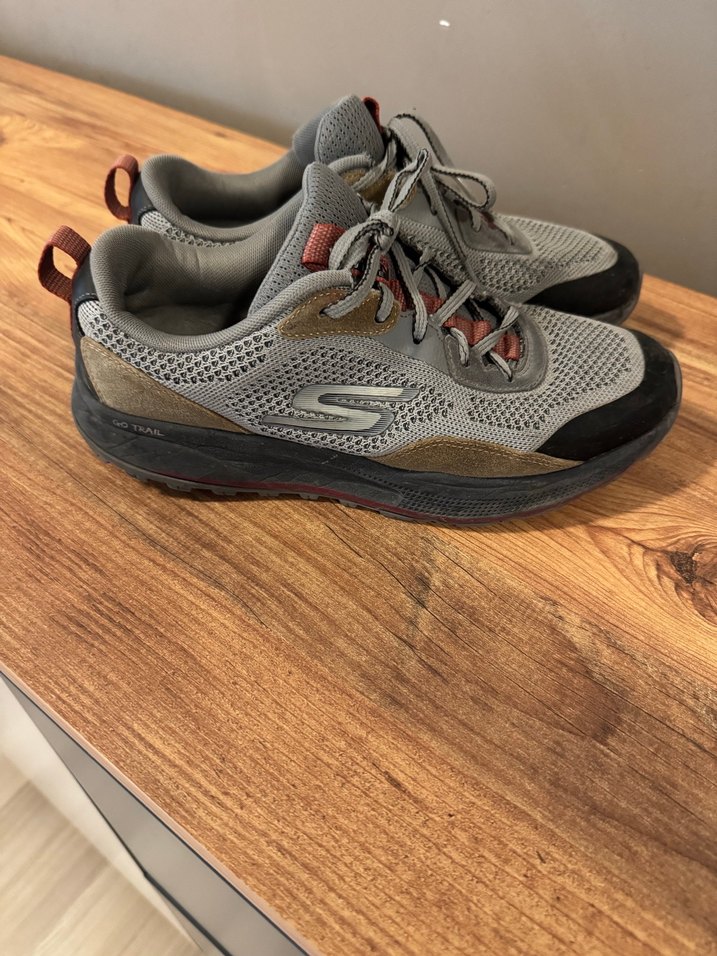 Gri Erkek Spor Ayakkabı Bağcıkları 42 numara - Görsel 2