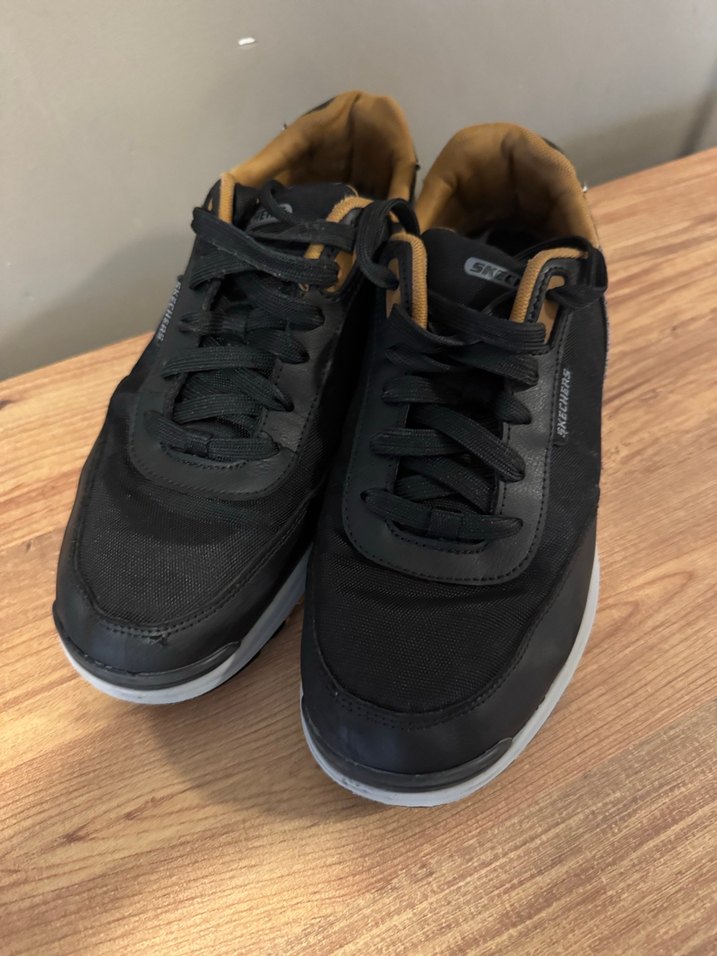 Siyah Bağcıklı Erkek Spor Ayakkabı - Görsel 2