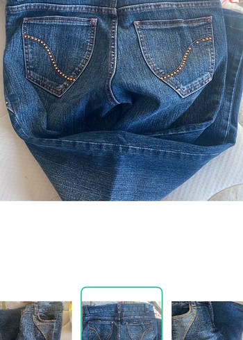 American Vintage Koyu Mavi Denim Jean