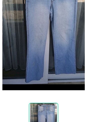 American Vintage Acik Mavi Rahat Kesim Denim Jean