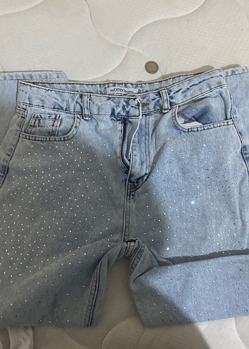 2K Tasli Acik Mavi Denim Sort
