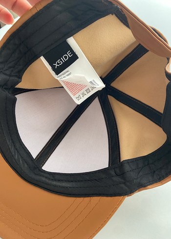 Kahverengi deri Kadın Şapka - Görsel 4