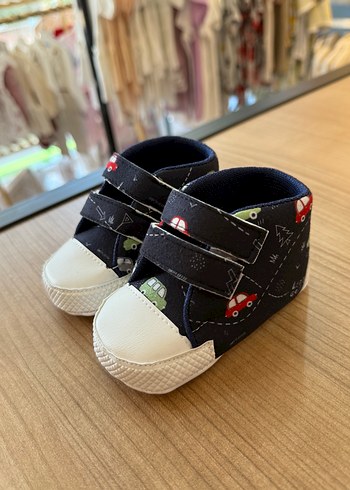 Renkli Baskılı Erkek Bebek İlk Adım Ayakkabısı - Görsel 2