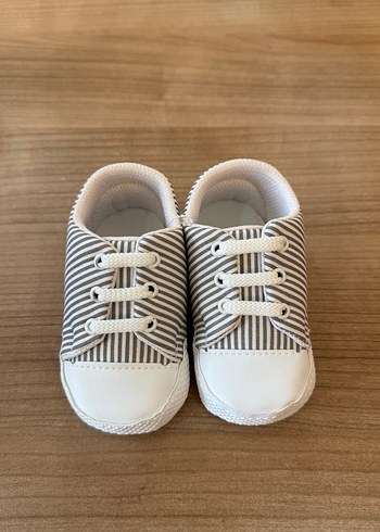 Erkek Bebek Elastik Bağcıklı İlk Adım Ayakkabısı