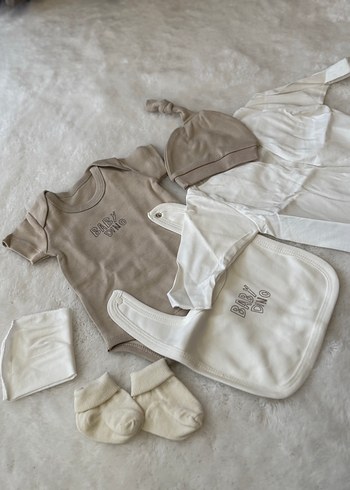 Pamuklu Uzun Kollu Bebek Erkek Hastane Çıkışı - Görsel 2