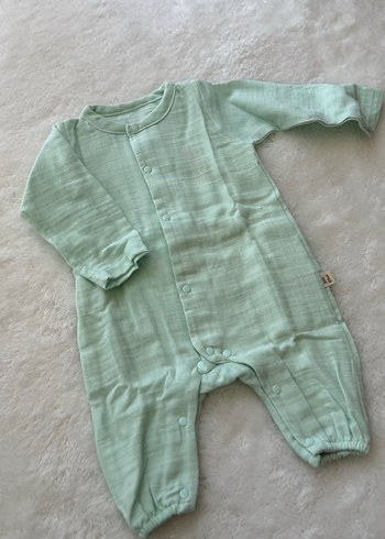 Yeşil Pamuk Bebek Hastane Çıkışı Seti - Görsel 4