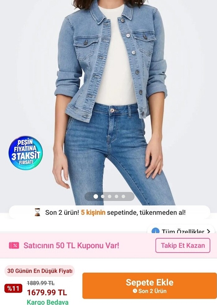 Only kot ceket - Görsel 2