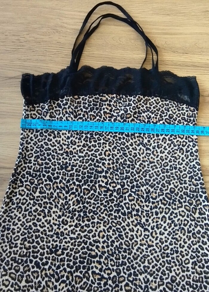 Leopar mini gecelik  - Görsel 2