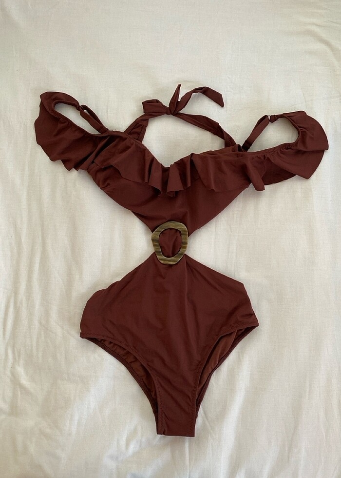 PENTİ kahverengi mayokini - Görsel 2