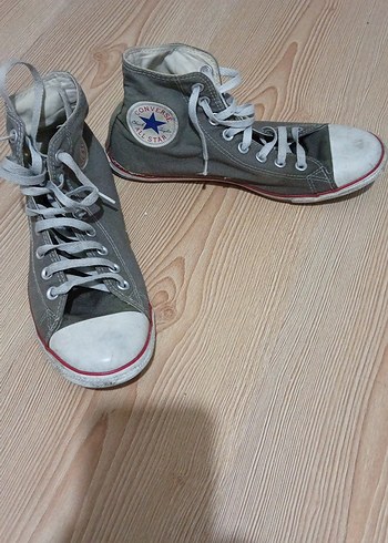Gri Converse All Star Spor Ayakkabı - Görsel 2