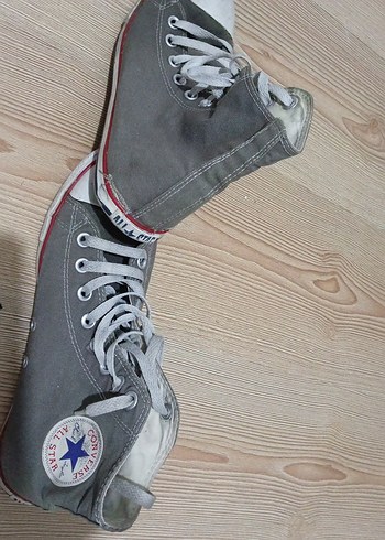 Gri Converse All Star Spor Ayakkabı - Görsel 6