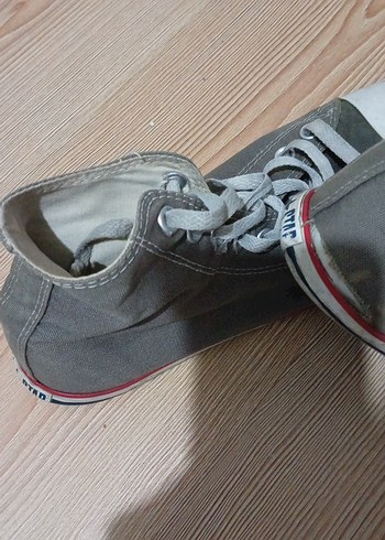 Gri Converse All Star Spor Ayakkabı - Görsel 3