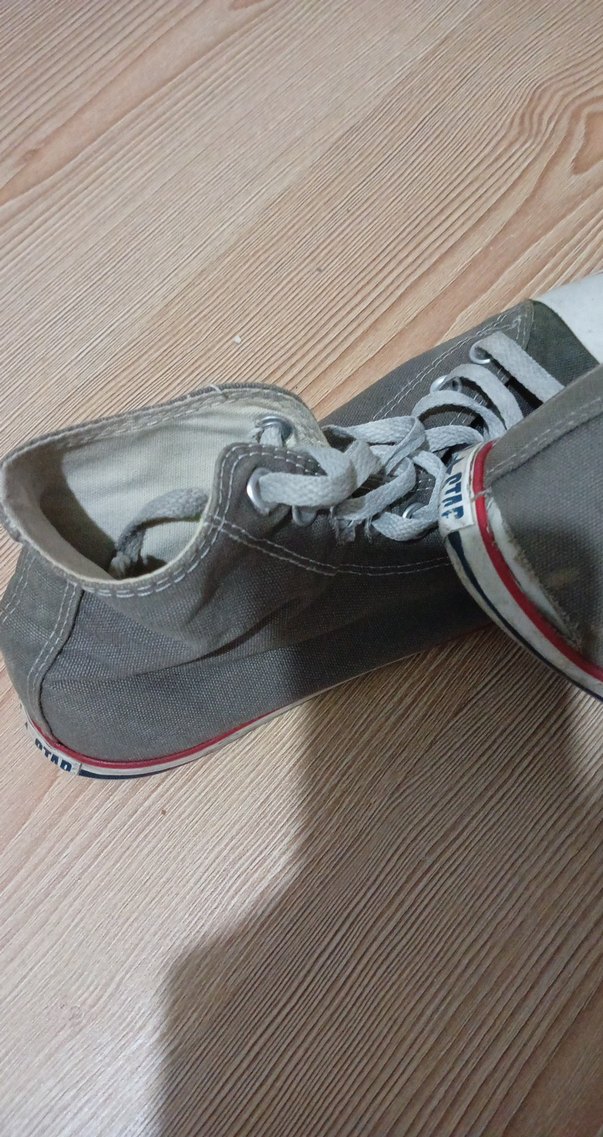 Gri Converse All Star Spor Ayakkabı - Görsel 3