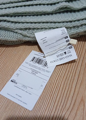 Yeşil Örgü Çocuk Battaniyesi - Görsel 3