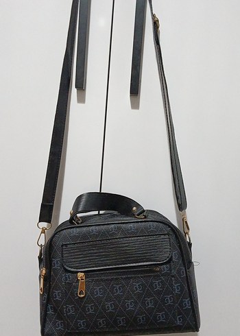 Tokalı Siyah Kadın Çanta - Görsel 2