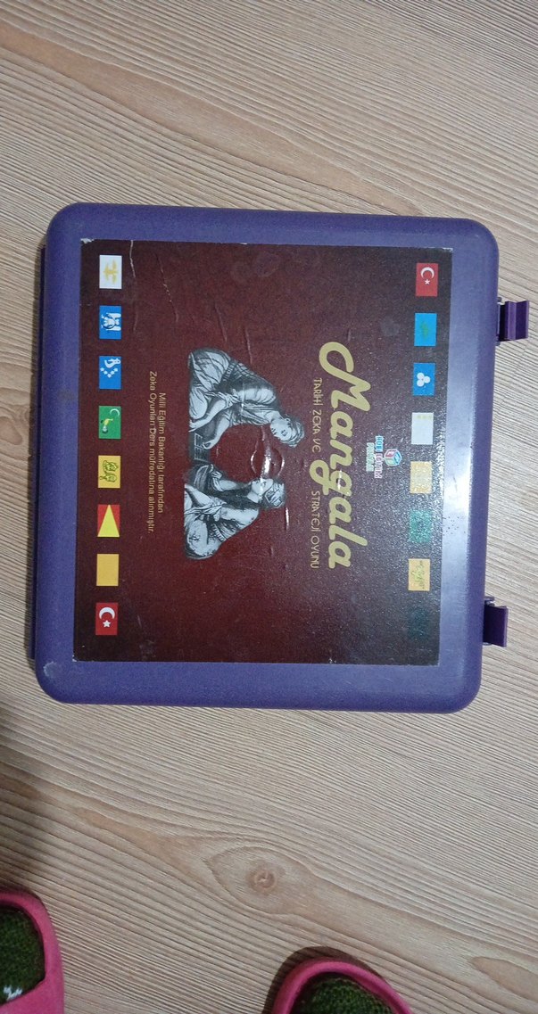 Mangala Oyunu Seti Mor Taşlı - Görsel 2