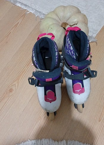 Mor Desenli kız Spor Paten - Görsel 2