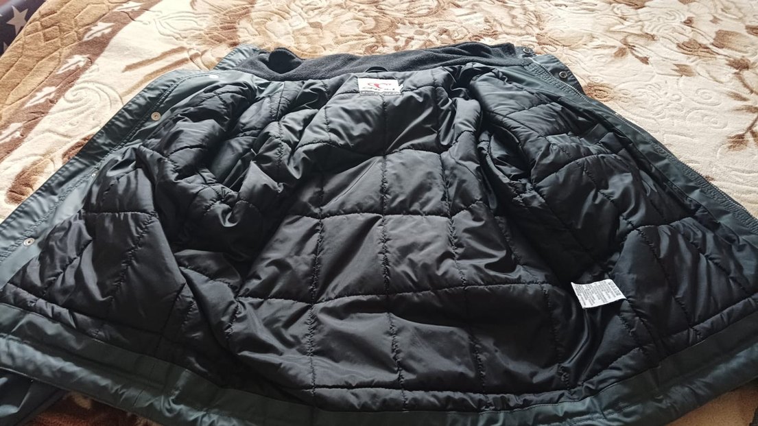 Düğmeli siyah Erkek Midi Mont - Görsel 4