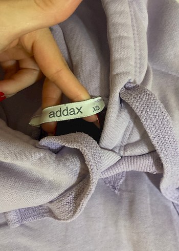 Kadın lila addax sweatshirt xs s - Görsel 2