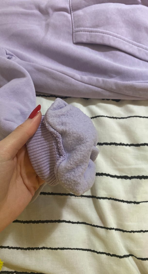 Kadın lila addax sweatshirt xs s - Görsel 3