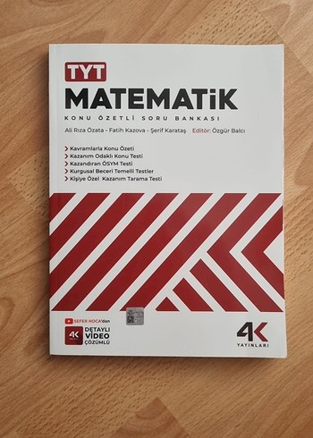TYT Matematik 4K Soru Bankası