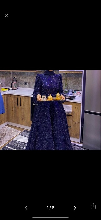 Kadın nişan elbisesi