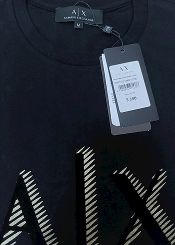 m Beden siyah Renk Orijinal Armani Exchange T-shirt siyah