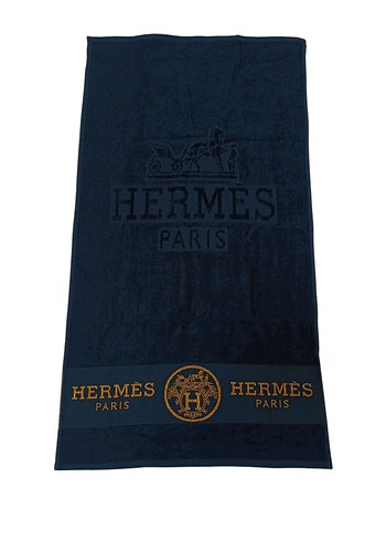 Beden camel Renk Orijinal Hermès Paris Baskılı Midi Havlu Seti