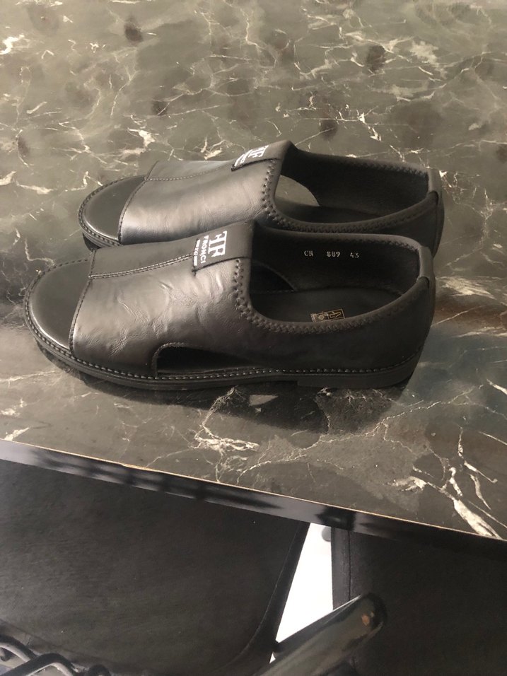 Erkek Siyah Tokalı Biker Bot - Görsel 3