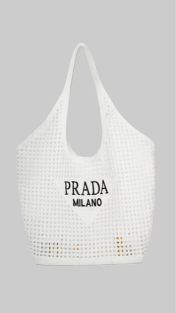 PRADA MİLANO file çanta plaj çantası