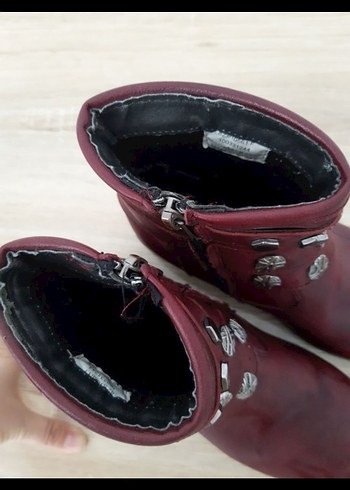 32 Beden bot çocuk bordo
