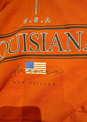 h&m Kadın Kırmızı Fermuarlı Kapüşonlu Sweatshirt - Görsel 10